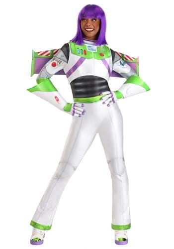 Click Here to buy Disney and Pixar Womens Buzz Lightyear Costume | Disney Costumes from HalloweenCostumes, CDN Funds & Shipping