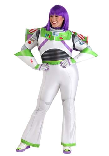 Click Here to buy Plus Size Womens Disney and Pixar Buzz Lightyear Costume | Disney Costumes from HalloweenCostumes, CDN Funds & Shipping