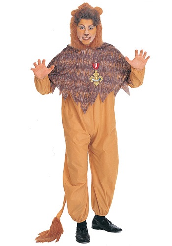 Click Here to buy Plus Size Cowardly Lion Costume from HalloweenCostumes, CDN Funds & Shipping