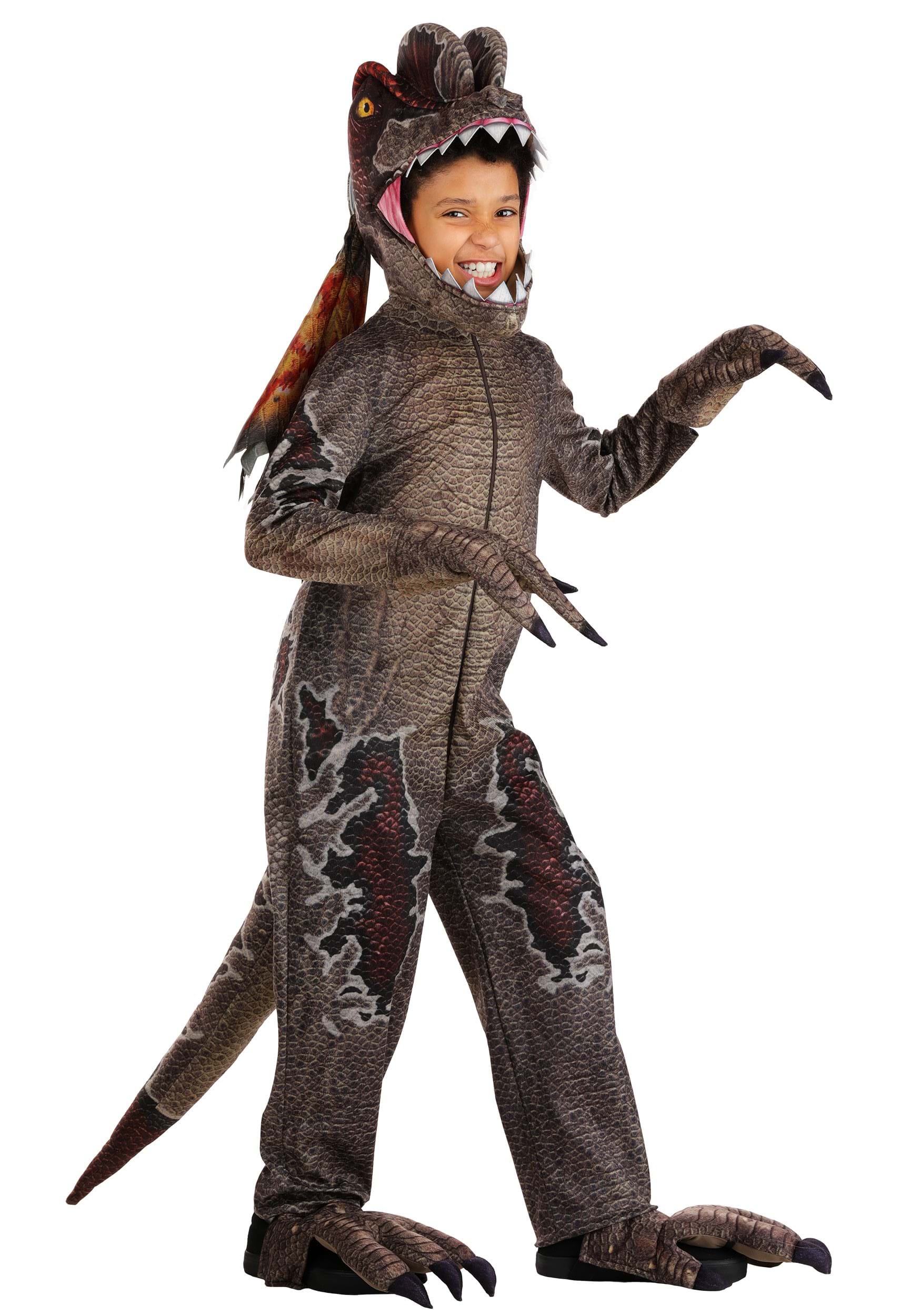 Deluxe Dilophosaurus Kid's Costume | Kid's Dinosaur Costumes