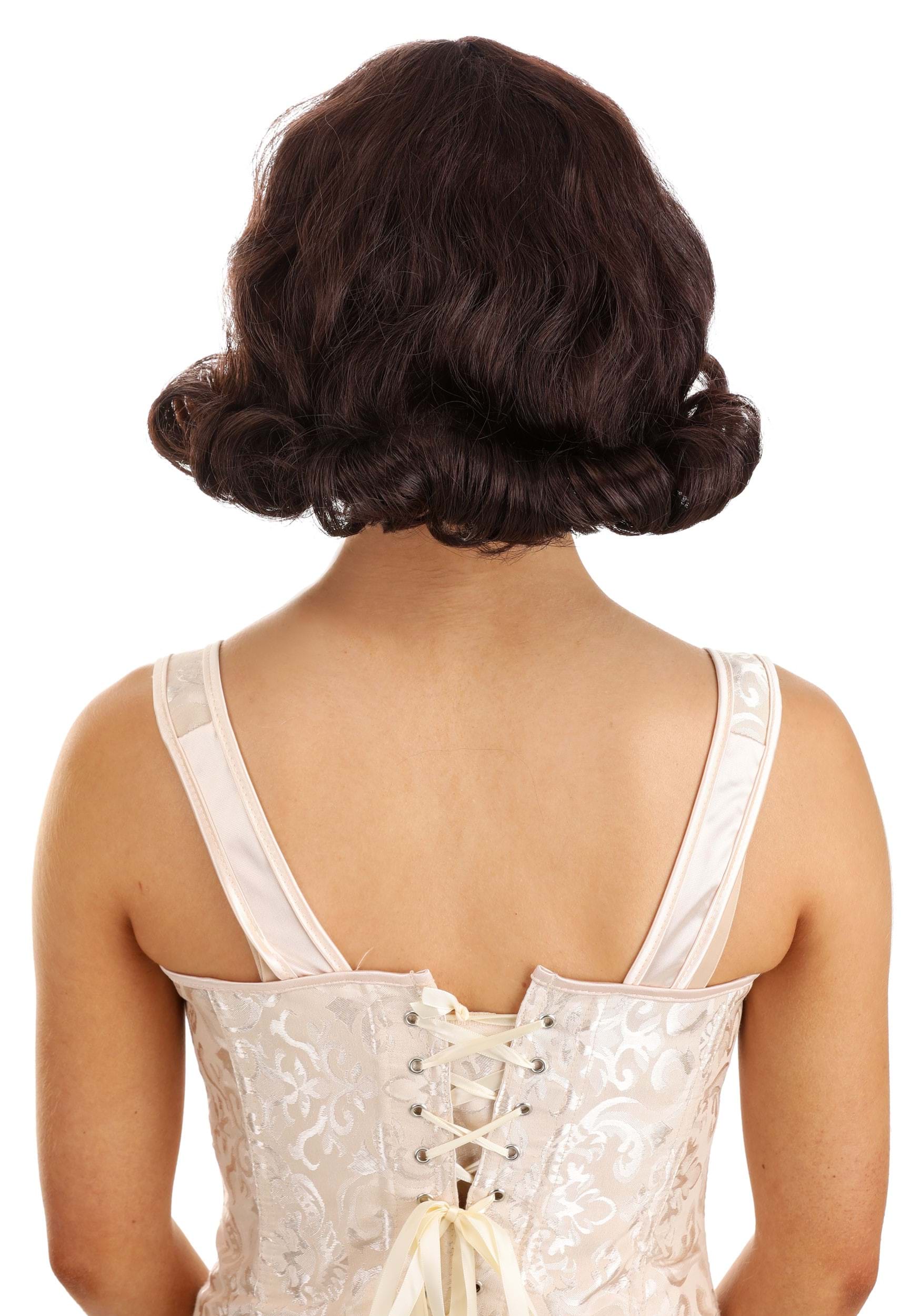 Brown 50's Wig For Women