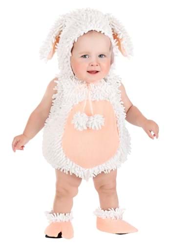 Click Here to buy Little Lamb Baby Costume | Baby Animal Costumes from HalloweenCostumes, CDN Funds & Shipping