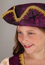 Kid's Premium Purple Pirate Costume Alt 4