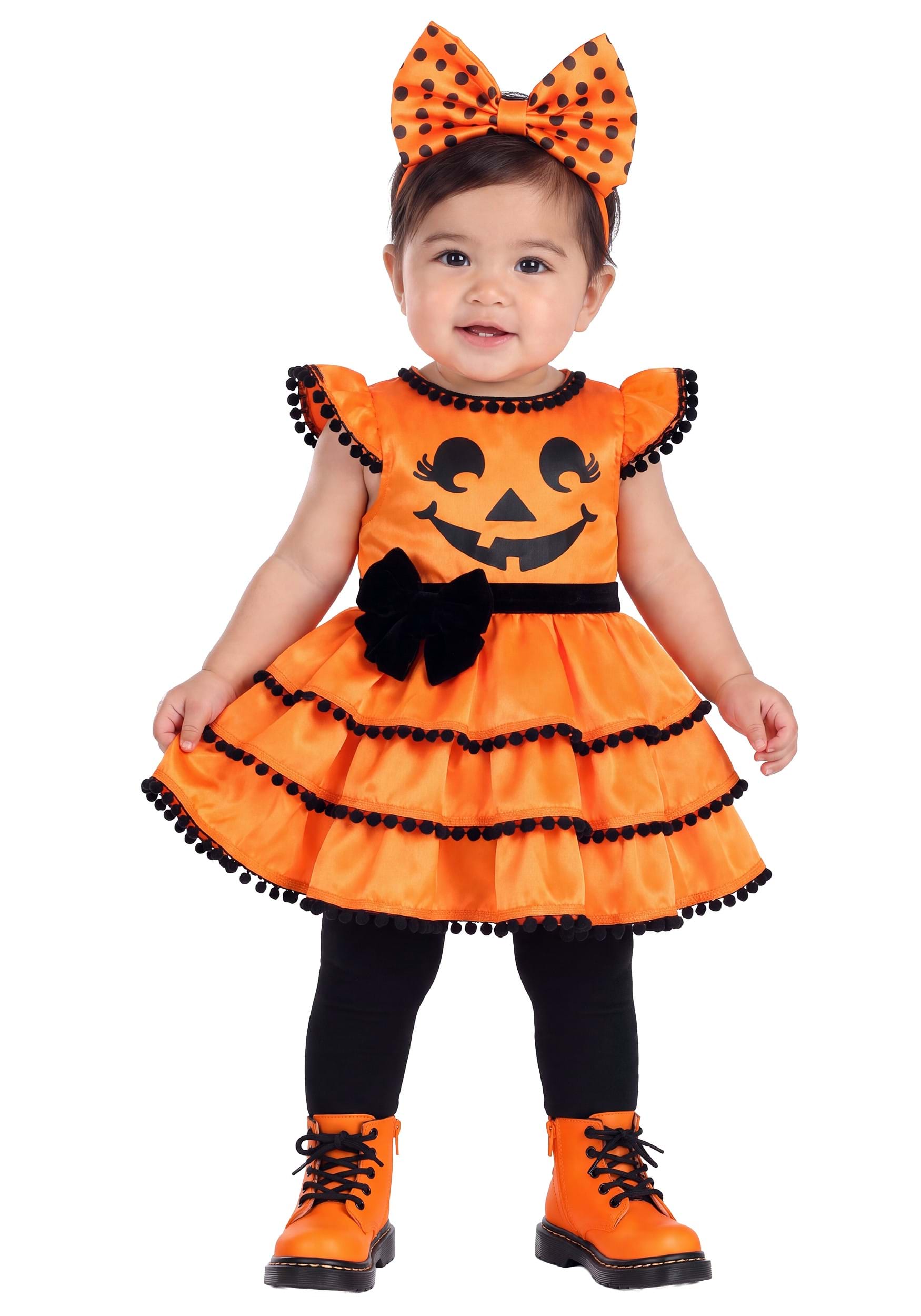 Infant Pom Pom Pumpkin Costume | Infant Costumes