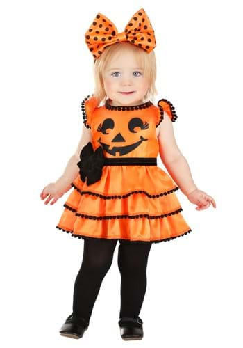 Click Here to buy Baby Pom Pom Pumpkin Costume | Baby Costumes from HalloweenCostumes, CDN Funds & Shipping