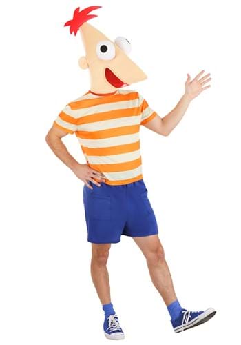 Click Here to buy Adult Disney Phineas and Ferb Phineas Costume from HalloweenCostumes, CDN Funds & Shipping