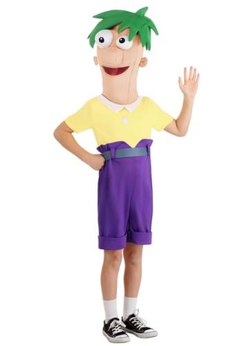 Click Here to buy Disney Phineas and Ferb Ferb Kids Costume | Boys Disney Costumes from HalloweenCostumes, CDN Funds & Shipping