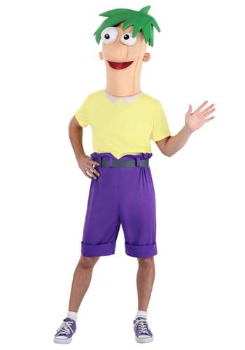 Click Here to buy Disney Phineas and Ferb Adult Ferb Costume | Adult Disney Costumes from HalloweenCostumes, CDN Funds & Shipping