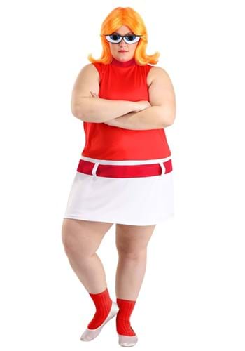 Click Here to buy Plus Size Disney Phineas and Ferb Candace Flynn Womens Costume | TV Show Costumes from HalloweenCostumes, CDN Funds & Shipping