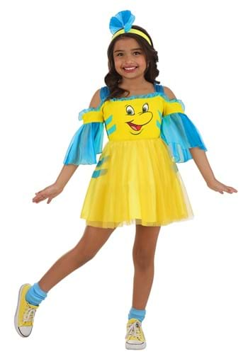 Click Here to buy Disney Flounder Girls Costume Dress | Disney Costumes from HalloweenCostumes, CDN Funds & Shipping