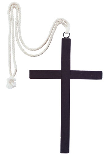 Black Wood Monk Cross