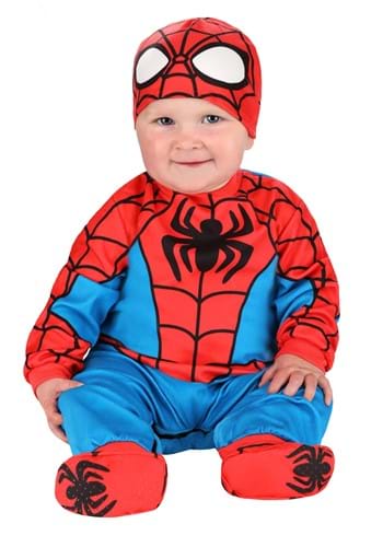 Click Here to buy Spider-Man Baby Costume from HalloweenCostumes, CDN Funds & Shipping