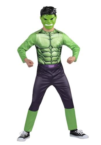 Click Here to buy Boys Incredible Hulk Costume from HalloweenCostumes, CDN Funds & Shipping