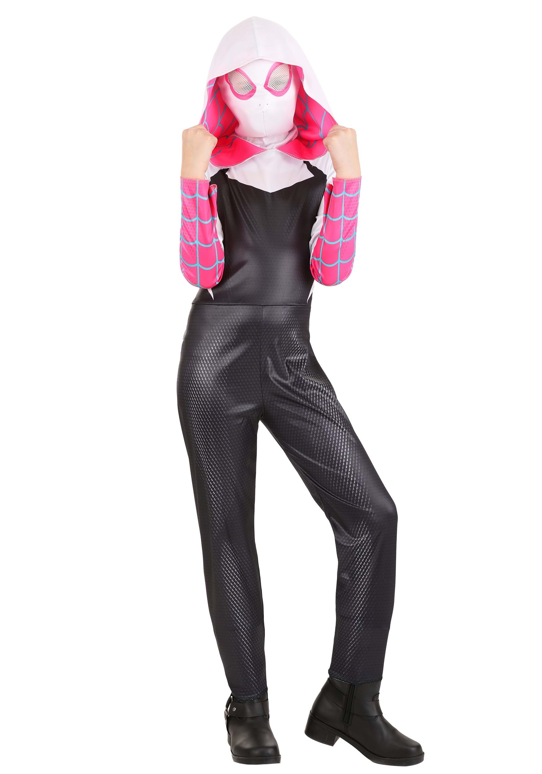 Girl's Marvel Spider-Gwen Costume Jumpsuit | Marvel Costumes