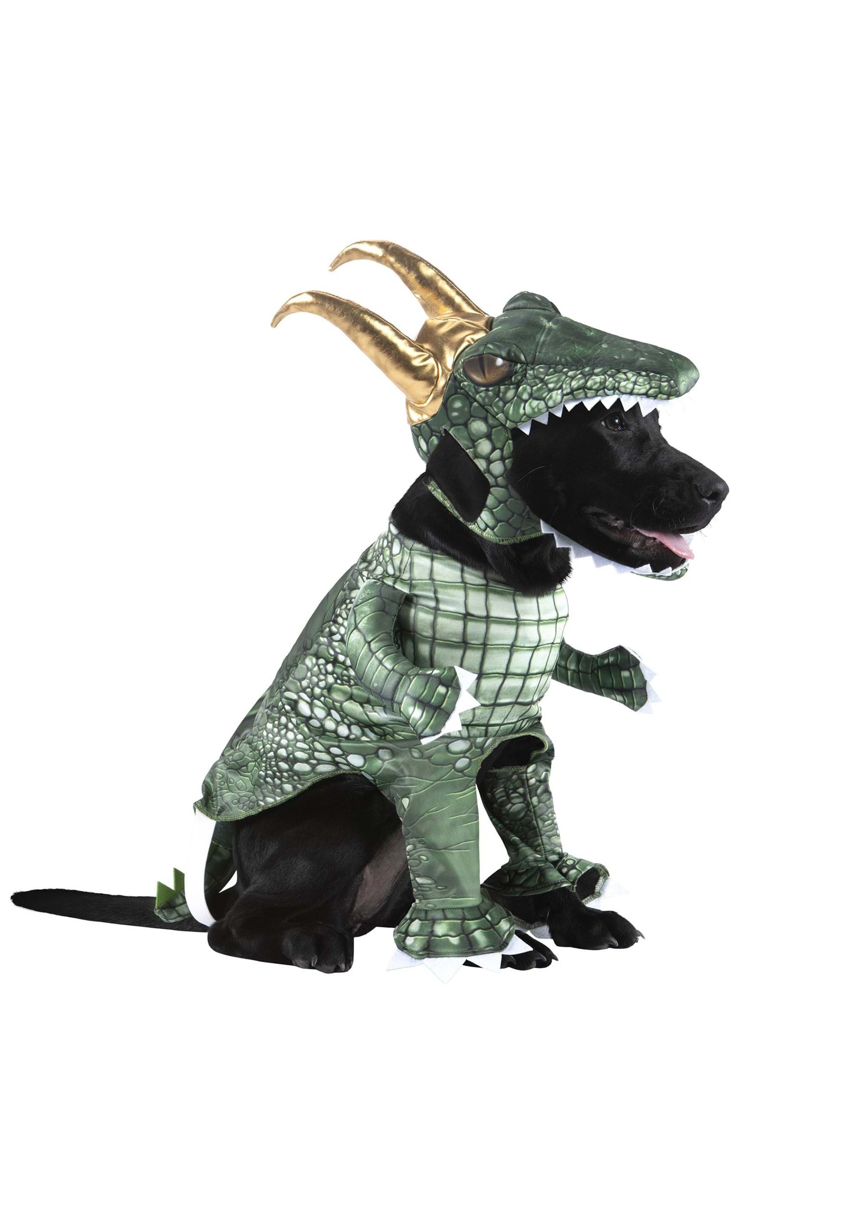Loki Alligator Variant Dog Costume