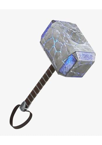 Click Here to buy Thor: Love and Thunder Electronic Mjolnir Hammer Prop Replica from HalloweenCostumes, CDN Funds & Shipping