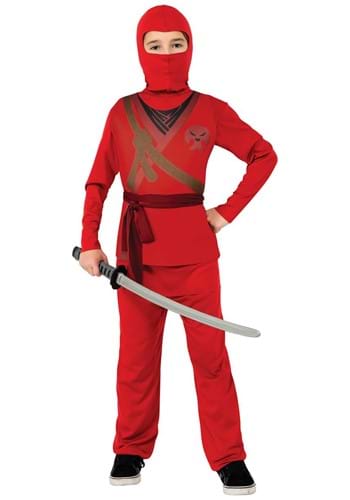 Click Here to buy Red Ninja Kids Costume from HalloweenCostumes, CDN Funds & Shipping