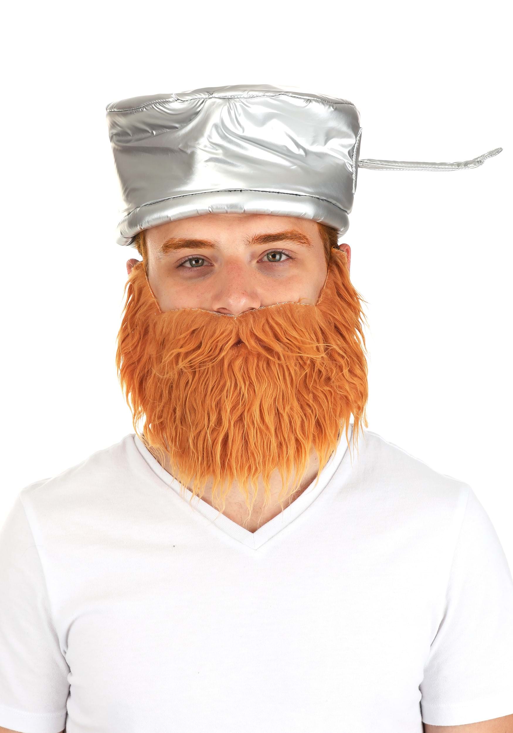 Plants vs Zombies Crazy Dave Pan & Beard Adult Costume Kit | Video Game Accessories