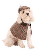 Sherlock Holmes Dog Costume Alt 2