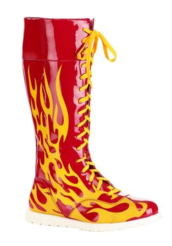 Click Here to buy Adult Hulk Hogan Wrestling Boots | Hulk Hogan Accessories from HalloweenCostumes, CDN Funds & Shipping