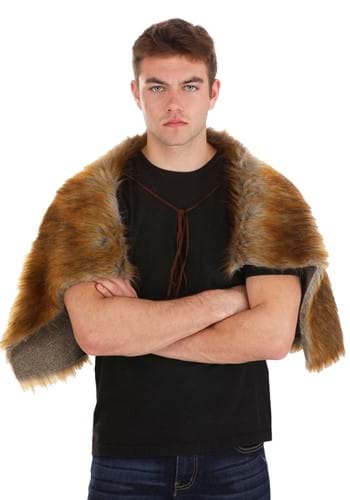 Click Here to buy Vikings Ragnar Lothbrok Wolf Pelt Cloak from HalloweenCostumes, CDN Funds & Shipping