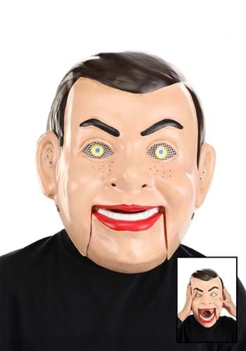 Click Here to buy Goosebumps Slappy Mouth Mover Half Kids Mask | Costume Masks from HalloweenCostumes, CDN Funds & Shipping