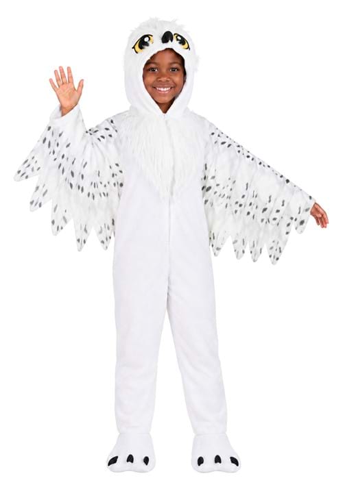 Kids Plush White Owl Costume New Main