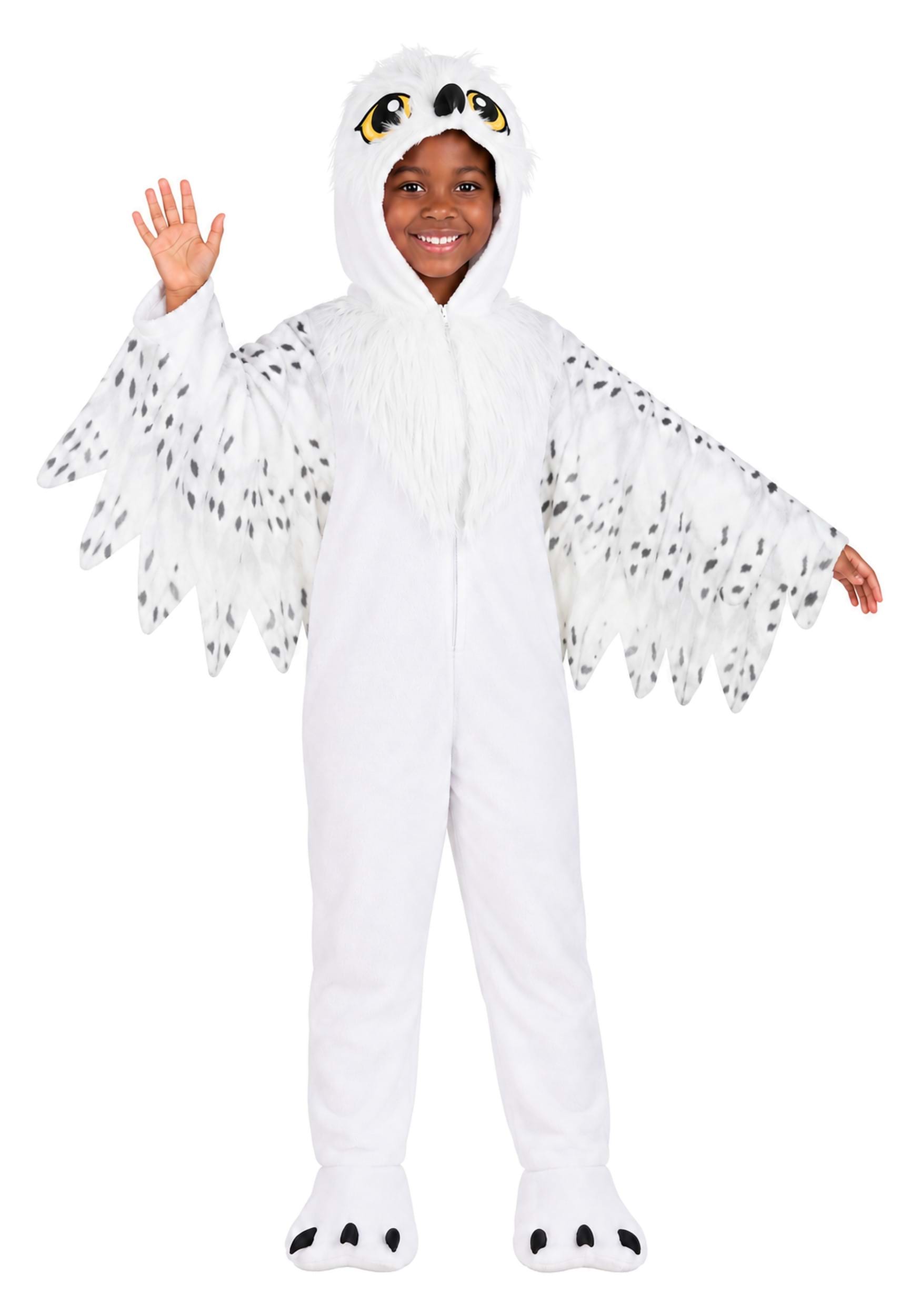 Plush White Owl Kid's Costume | Animal Costumes