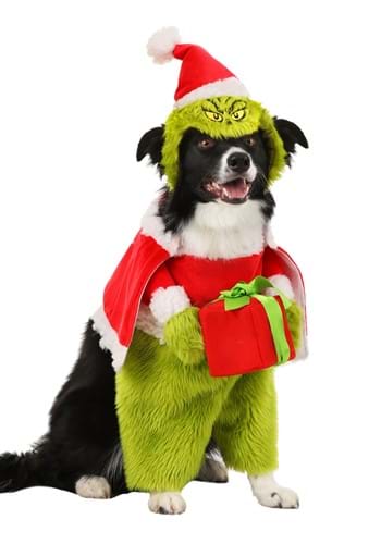 Click Here to buy The Grinch Santa Costume for Pets from HalloweenCostumes, CDN Funds & Shipping