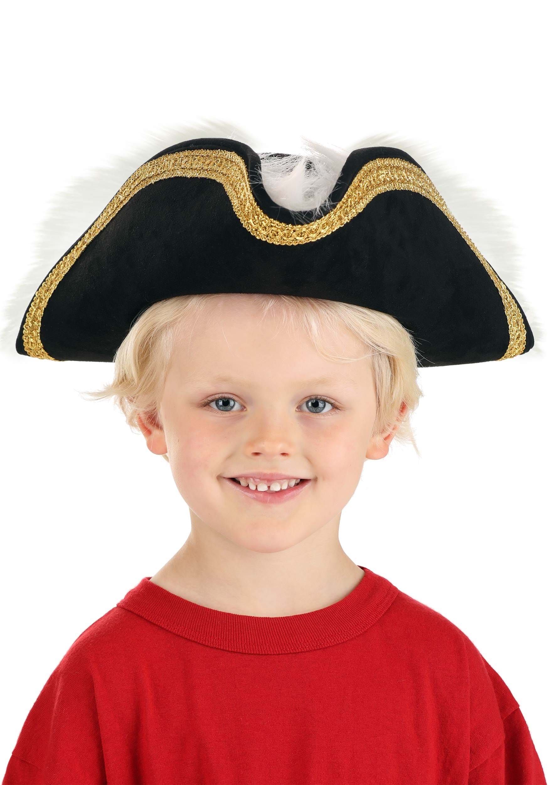 Elite Captain Hook Toddler Costume Hat | Kids | Unisex | As Shown | TD | FUN Costumes