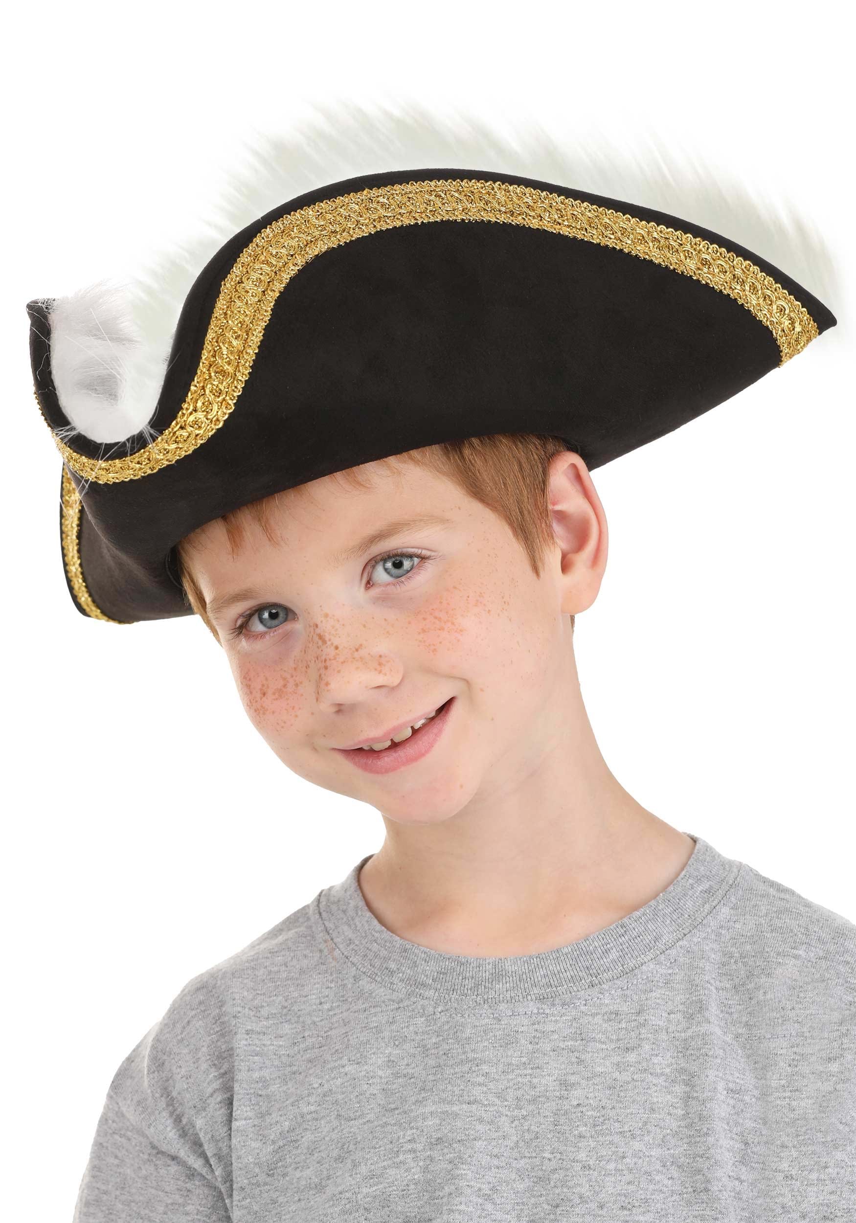 Kid's Elite Captain Hook Hat | Kids | Unisex | As Shown | One-Size | FUN Costumes