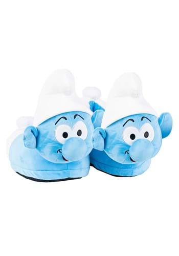 Click Here to buy The Smurfs Adult Plush Slippers | The Smurfs Accessories from HalloweenCostumes, CDN Funds & Shipping