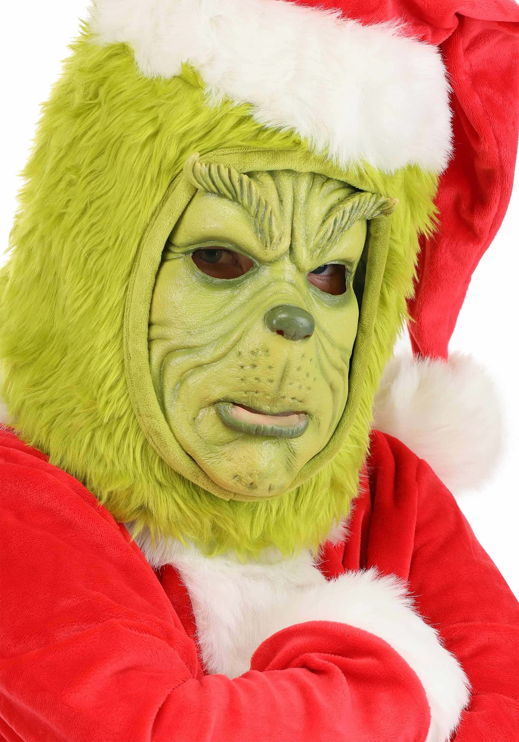 Dr. Seuss The Grinch Kid's Costume Mask , Grinch Costume Accessories