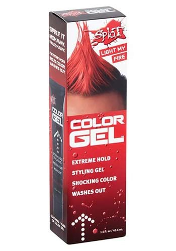 Temporary Color Styling Gel in Red