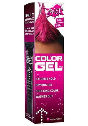 Color Temporary Styling Gel in Pink