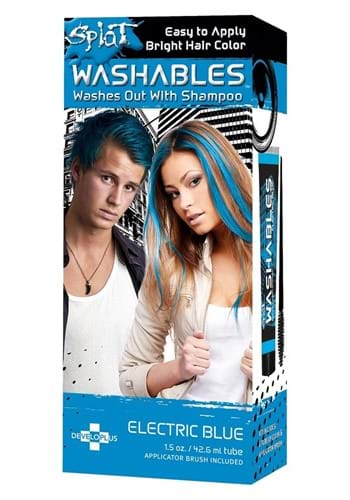 Splat Washable Hair Color in Blue