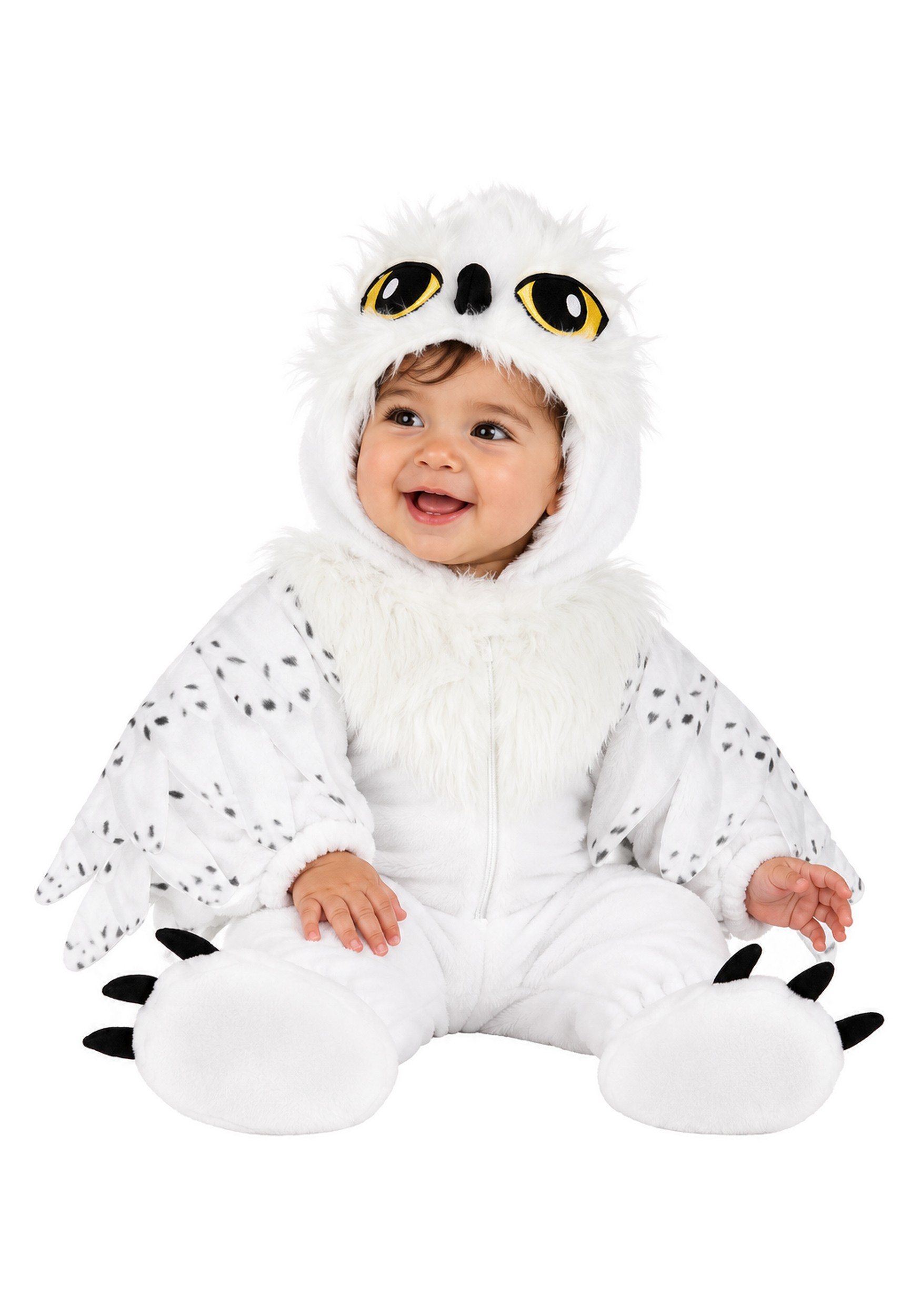 Plush White Owl Infant Costume | Animal Costumes