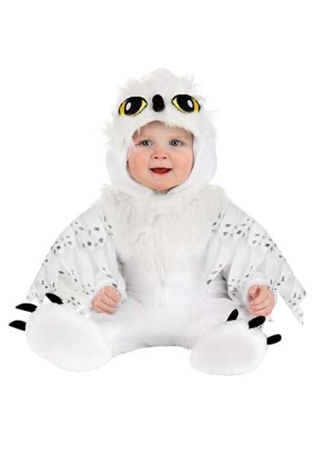 Click Here to buy Plush White Owl Baby Costume | Animal Costumes from HalloweenCostumes, CDN Funds & Shipping