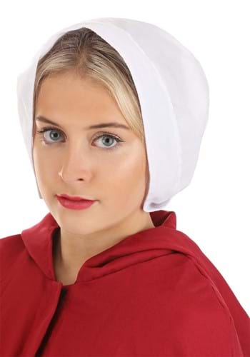 A Handmaids Tale Costume White Inner Bonnet Accessory | TV Accessories