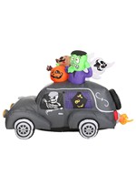 4ft Spooky Hearse Inflatable Decoration (CHH2050) Alt 10