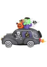 4 Foot Spooky Hearse Inflatable Decoration Alt 1