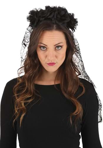 Click Here to buy Black Gothic Veil Accessory from HalloweenCostumes, CDN Funds & Shipping