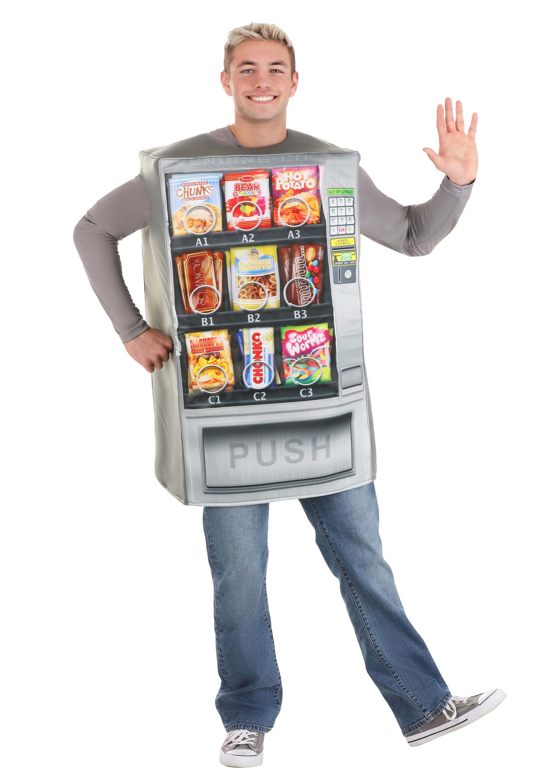 Vending Machine Adult Costume , Funny Costume Ideas