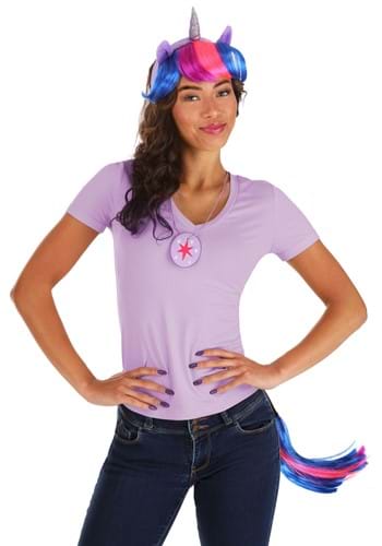 Click Here to buy Twilight Sparkle Headband Tail & Cutie Mark Kit | My Little Pony Costumes from HalloweenCostumes, CDN Funds & Shipping