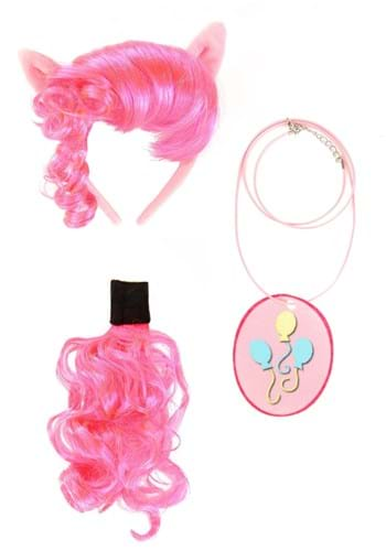 Click Here to buy Pinkie Pie Headband Tail & Cutie Mark Kit | My Little Pony Costumes from HalloweenCostumes, CDN Funds & Shipping