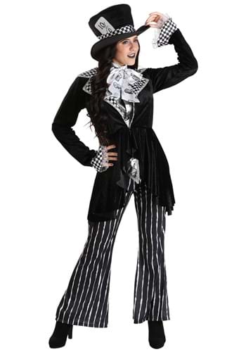 Click Here to buy Adult Deluxe Dark Mad Hatter Costume | Mad Hatter Costumes from HalloweenCostumes, CDN Funds & Shipping