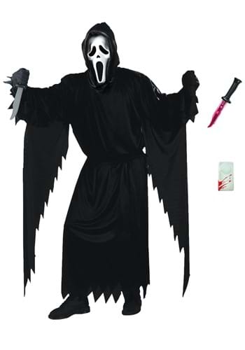 Click Here to buy Ghost Face Adult Costume Set from HalloweenCostumes, CDN Funds & Shipping