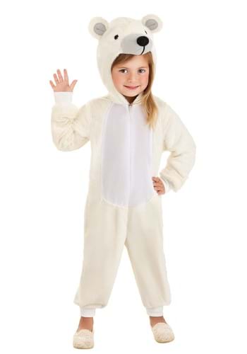 Click Here to buy Toddler Polar Bear Costume Onesie | Kids Bear Costumes from HalloweenCostumes, CDN Funds & Shipping