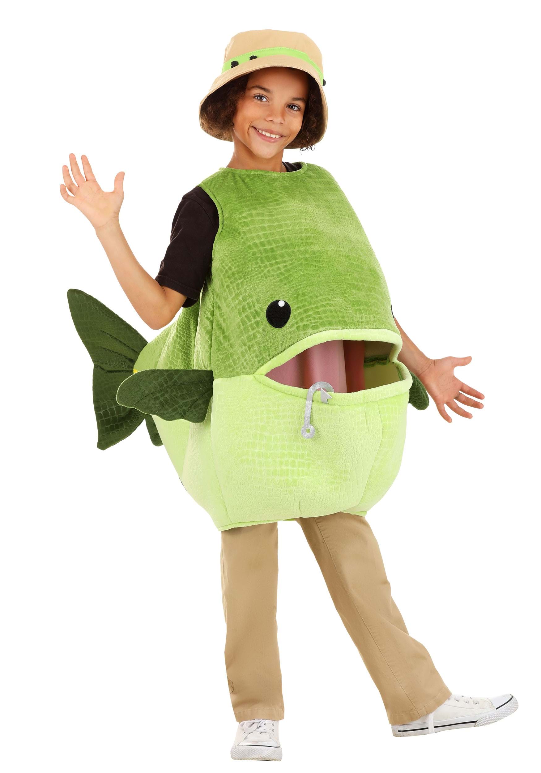 Kid's Gone Fishin' Bass Costume