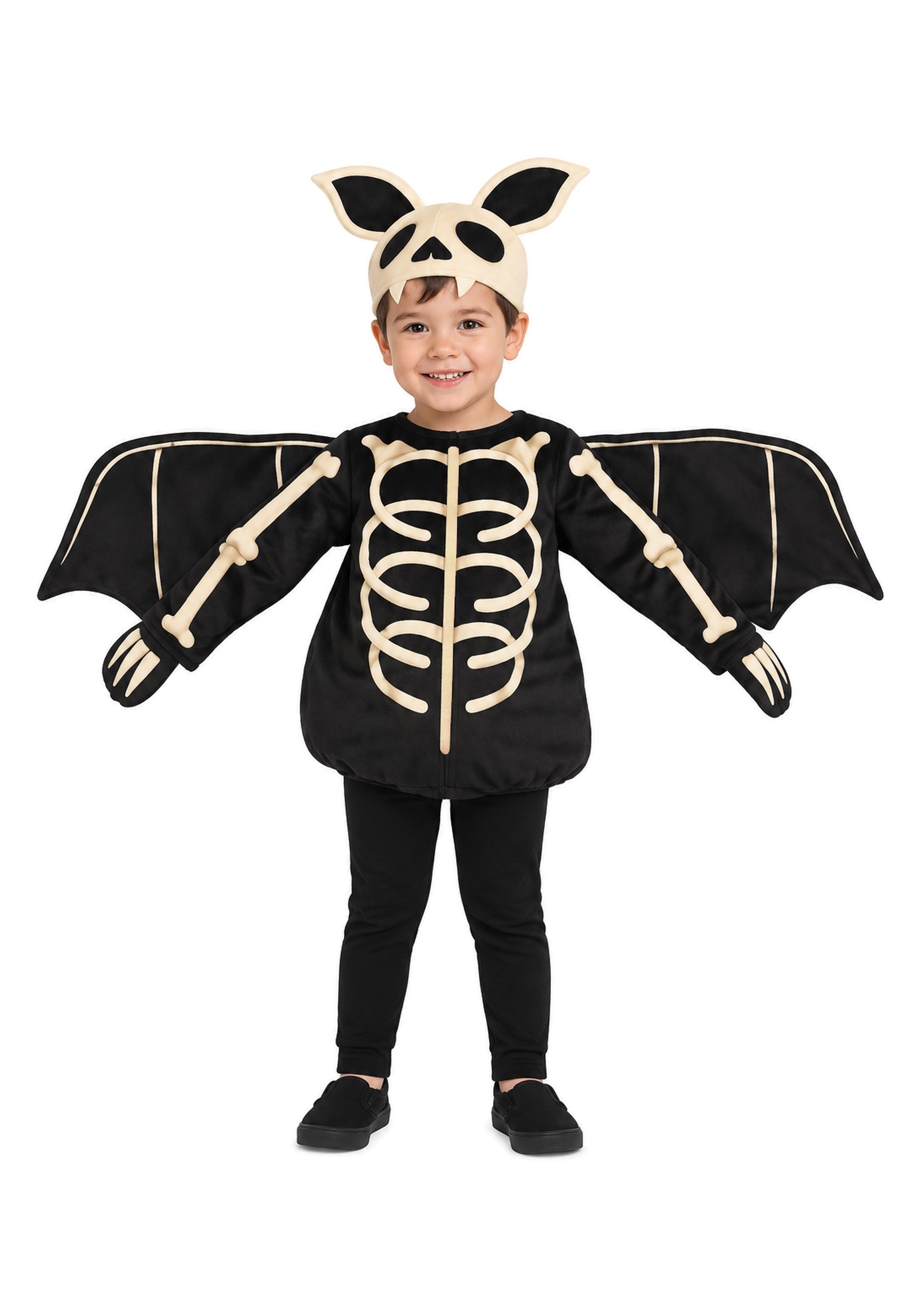Skeleton Bat Toddler Costume | Kid's Bat Costumes